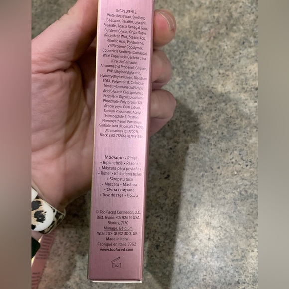 Too Faced Better Than Sex Mascara Makeup Black Lengthening Volumizing Eye Lashes - Picture 14 of 15